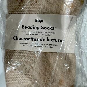 Cozy Indigo reading socks for women